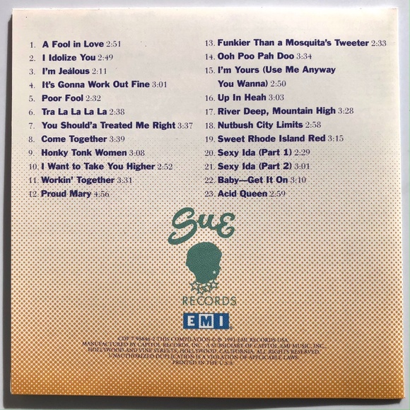 The Best Of IKE & TINA TURNER Proud Mary CD 1991 762185120323 EMI CDP-7 95846-2 - Picture 2 of 4